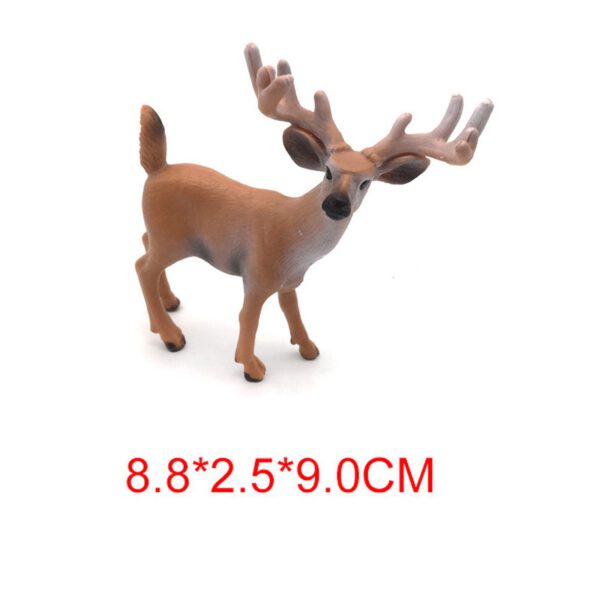 PVC Wild White-tailed Reindeer Crafts Fashion Simulation Home Party Decoration Cute 1pc HOT Static Decor Deer Figure