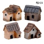 4Pcs-House-Miniature-Figurine-Fairy-Garden-Accessory-Home-Decoration-Cartoon-Animal-Building-Statue-Resin-Craft-Doll-Car