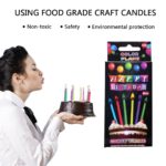 Creative-Happy-Birthday-Candle-6/12pcs-Party-Festival-Colorful-Flames-Garden-Home-Wedding-Flame-Candle-2019