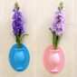 Vases Wall Hanging Floret Bottle Silicone Vase Container Magic Sticker On Glass Plant Flower Pots Silicone Sticky Container