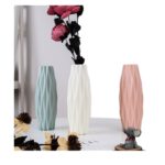 Origami-Plastic-Vase-Milky-White-Imitation-Ceramic-Flower-Pot-Flower-Basket-Flower-Vase-Decoration-Home-Nordic-Decoration