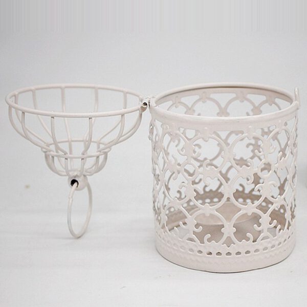 Hanging Bird Cage Candles Holder Retro Iron Candlestick Lantern Home Party Decor Home Decoration Accessories High Quality