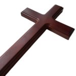Simple-Elegant-Wall-Cross-Blessing-Hanging-Ornament-32cm-Craft-Wooden-Pendant-Home-Decor-Jesus-Solid-Wood-Christian-Gift-Church