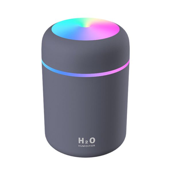 Air Humidifier 300ml Ultrasonic Aroma Essential Oil Diffuser Mini USB Cool Mist Maker Aromatherapy with Colorful Light Car Home