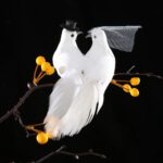 2pcs/set-Artificial-Foam-Couple-Bird-DIY-Window-Wedding-Decoration-Craft-Ornaments-Photography-Props-Simulation-Feather-Birds