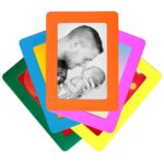 Modern Magnetic Photo Fridge Colorful Magnetic Picture Frames Photo Magnets Photo Frame Refrigerator Pvc Home Decor 11.8*16cm