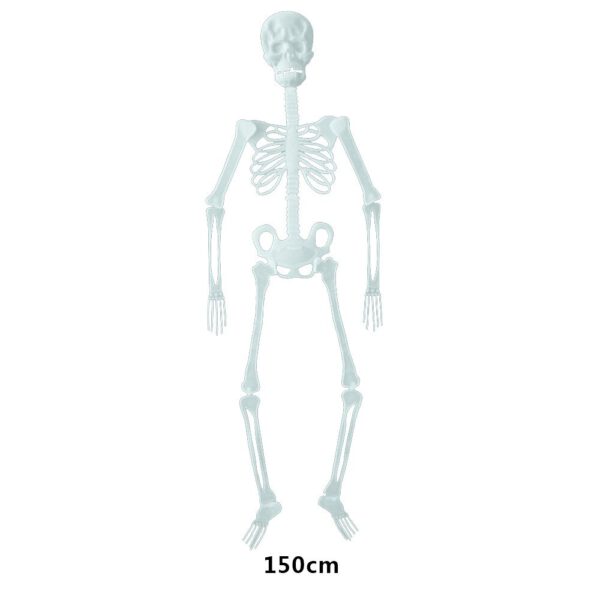 90cm Halloween Props Luminous Human Skeleton Hanging Decoration Outdoor Party US Iuminous Skeleton Skeleton Home Decoration