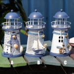 Mediterranean-Style-Lighthouse-Iron-Candle-Candlestick-Blue-White-Wedding-Home-Table-Decor-Candle-Holder-Romantic-Candlesticks