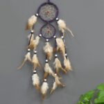 Wall-Hanging-Hot-Sale-Vintage-Dreamcatchers-Decoration-For-Car-Retro-Feathers-Circular-Feather-Home-Decoration-Dream-Catcher-1PC