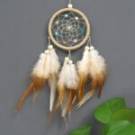 Wall-Hanging-Hot-Sale-Vintage-Dreamcatchers-Decoration-For-Car-Retro-Feathers-Circular-Feather-Home-Decoration-Dream-Catcher-1PC