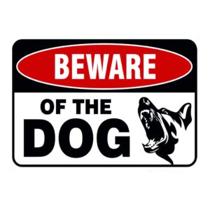 Metal Sign Fence Hanging Beware Of The Dog Logo Iron Sign, There Are Dogs Metal Warning Sign Door Hanging Borad