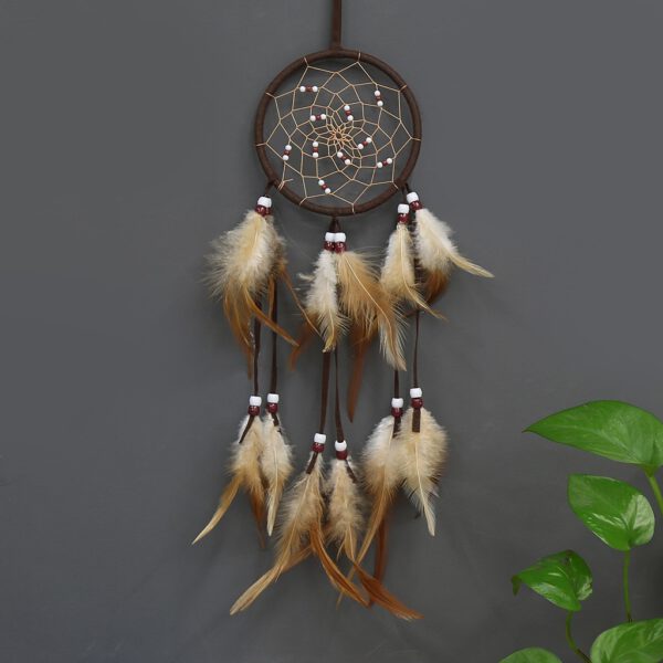 Indian Style Tassel Catching Monternet Dreaming Catcher Creative Feathers Home Pendant Decoration Wedding For Decor Christmas