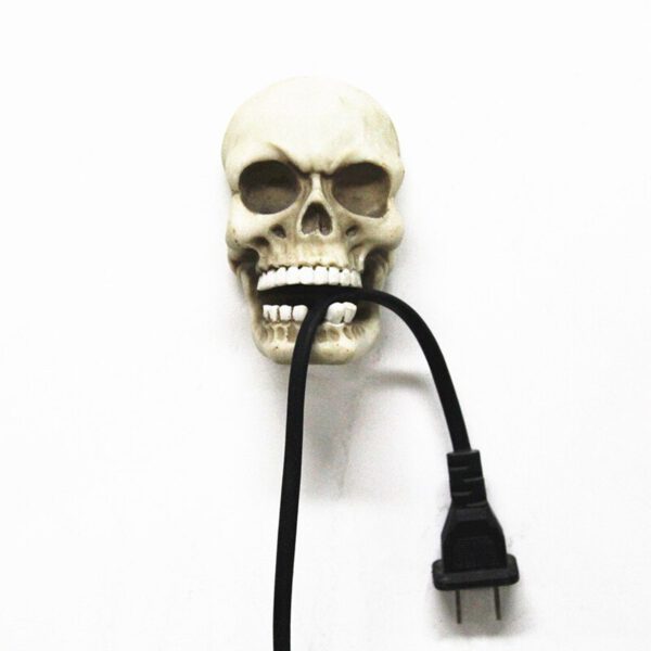 Home Decorations Creative Skull Key Hook Fixer Sculpture Hanger Wall Hanging Resin Skeleton Desk Decoration