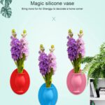Vases-Wall-Hanging-Floret-Bottle-Silicone-Vase-Container-Magic-Sticker-On-Glass-Plant-Flower-Pots-Silicone-Sticky-Container