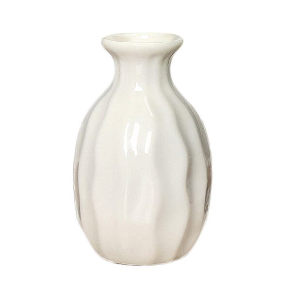 Creative Ceramic Vase Simple Office Home Desktop Decoration Small Crafts Ceramic Aromatherapy Bottle Dried Flower Flower #YL10