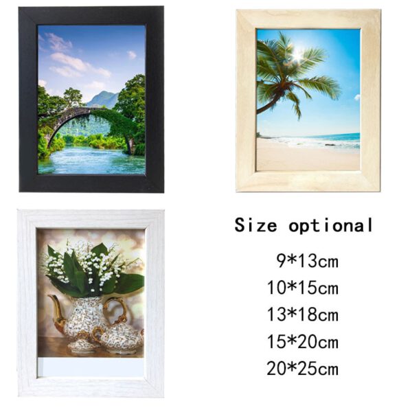 Photo Frame For Picture Wooden Photo Frame Display Wall Hangings Wedding Wall Decor Graduation Party Photo Booth Props new