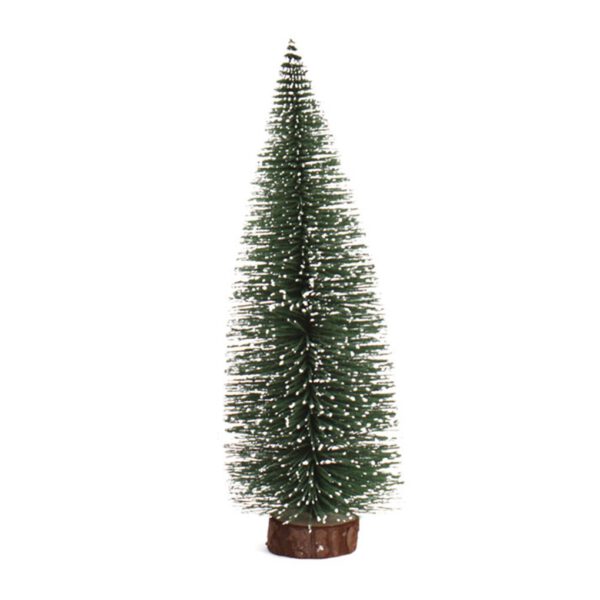 Mini Pine Christmas Tree Artificial Tabletop Decorations Festival Plastic Miniature Trees 2021 New Year Decorations for Xmas