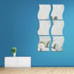 6Pcs/set-3D-DIY-Mirror-Wall-Sticker-Wave-Acrylic-Mural-Decal-Removable-Stickers-Living-room-Decoration-Wall-Decal-Art-Home-Decor