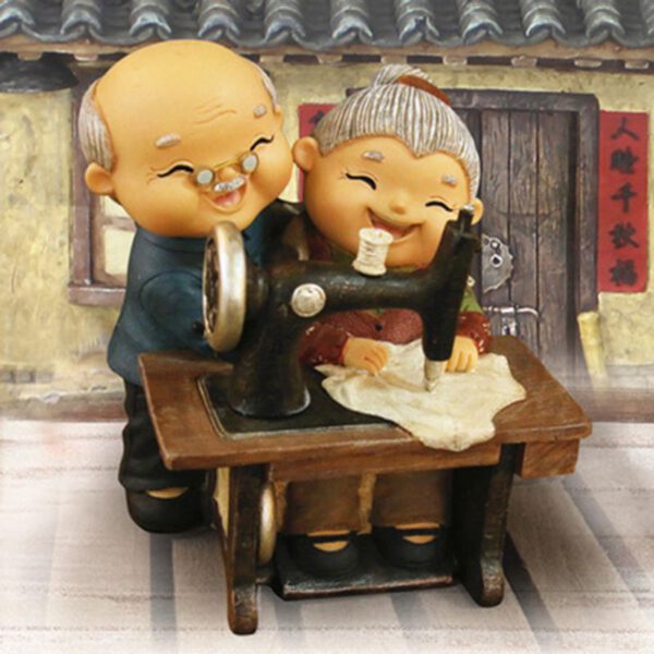 Old Man Home Decorations Small Ornaments Grandparents Old Lady Old Characters Crafts Creative Birthday Gifts