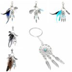 Mini-Car-Dream-Catcher-Beaded-Natural-Feathers-Handcraft-Chic-Hanging-Ornaments-Mirror-Room-Bedroom-Wall-Decor
