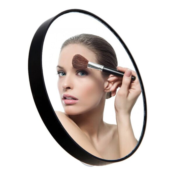 5X 10X 15X Makeup Mirror Pimples Pores Magnifying Mirror With Two Suction Cups Makeup Tools Round Mirror Bathroom Mini Mirror