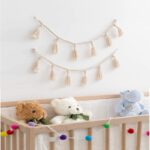Handmade-Woven-Wall-Hanging-Home-Decor-Macrame-Wooden-Boho-Baby-Teether-Cotton-Cord-Wood-Teething-Toy-Shower-Gift